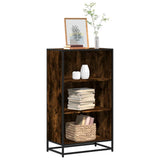 Book Cabinet Smoked Oak 60x35x107.5 cm Engineered Wood 849116
