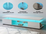 TV Stand for 60 Inch TV LED Gaming Entertainment Center Media Storage Console Table with Large Side T3272P533973