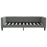 Daybed with Trundle&Drawers without Mattress Dark Grey 90x190 cm Single 3196652