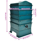 4-Tray Worm Factory 42x42x60 cm 40585