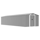Garden Shed Grey 257x779x181 cm Galvanised steel 47033