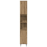 Bathroom Furniture Set 3 pcs Artisan Oak Engineered Wood 3378508