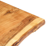 Table Top Solid Acacia Wood 80xx2.5 cm 286329