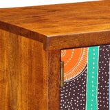 Shoe Cabinet with Door Brown 90 x 35 x 55 cm Solid Acacia Wood 4016513