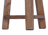 Stool Natural 28 x 28 x 50 cm Mahogany Wood 42012391