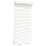 Roller Shutter White 100 x 210 cm Aluminium and Polyurethane 42047056
