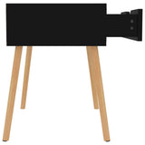 ZNTS Bedside Cabinet High Gloss Black 40x40x56 cm Engineered Wood 326809