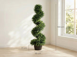 Decorative Artificial Plants Set of 2, UV Resistant Fake Plants in Pot for Indoor Outdoor Decor, 120 T3398P552680