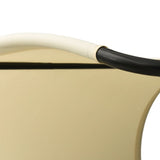 Sun Lounger Cream Textilene, Steel Double Sun Lounger Crescent 310548