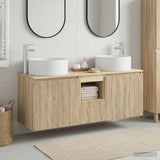 Bathroom Cabinet Set 3 pcs Sonoma Oak 49.5 x 44.5 x 65.5 cm 3405739