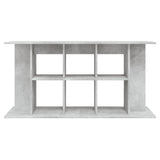 Aquarium Stand Concrete Grey 120x40x60 cm Engineered Wood 833595