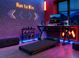 Folding Under Desk Walking Pad Treadmill with Adjustable Incline, 1-6 km/h Low Noise for Home & N601P303816B