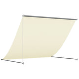 Retractable Awning Cream 200x150 cm Fabric and Steel 368759