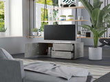 TV Cabinet Concrete Grey 80x34x36 cm Engineered Wood 801854