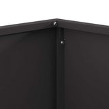 Fire Pit Black 80 x 80 x 40 cm Steel 858968