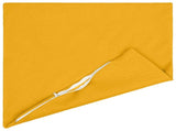 Cushion with Pillow HEERLEN 2 pcs Light Yellow Fabric 928181