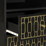 Bathroom Cabinet 38x33x160 cm Solid Wood Mango 358342