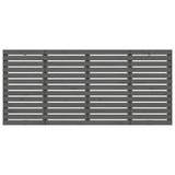 Wall Headboard Grey 166x3x91.5 cm Solid Wood Pine 824700