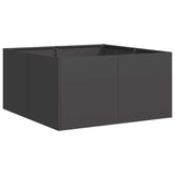 ZNTS Planter Black 80x80x40 cm Cold-rolled Steel 860738