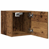 Wall Mounted TV Cabinet 2 pcs Old Wood 30.5x30x30 cm 856413