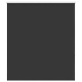 Roller Blind Blackout Black 140x175 cm Fabric Width 136.6 cm Polyester 4010902
