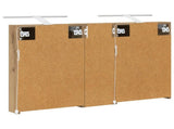 Bathroom Cabinet Set 3 pcs 100 x 10.5 x 60.5 cm Engineered wood 3403711