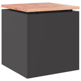 Garden Bench Black 40 x 40 x 43 cm Steel 874912