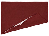 Cushion with Pillow HEERLEN 2 pcs Wine Red Fabric 928502