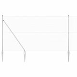 Welded Wire Fence with Spikes 25 x 1.5 m Silver Mesh 3351975