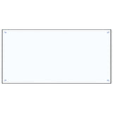 Kitchen Backsplash Transparent 120x60 cm Tempered Glass 249480