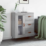 Sideboard Grey Sonoma 69.5x34x90 cm Engineered Wood 828018