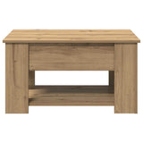 Coffee Table Artisan Oak 79x49x41 cm Engineered Wood 856929