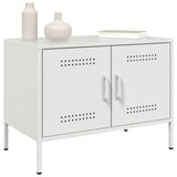 TV Cabinet White 68x39x50.5 cm Steel 842944