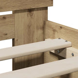 Bed Frame Artisan Oak 75 x 190 cm Engineered Wood 871661
