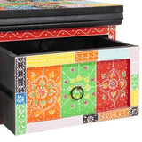 Bedside Cabinet with Drawer Multicolour 40 x 30 x 28 cm 4017586