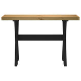 Console Table NOAIN X-Shaped Legs 120x30x75 cm Solid Wood Pine 4100037