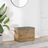 Storage Bench Artisan Oak 62x42x45 cm Engineered Wood 857616