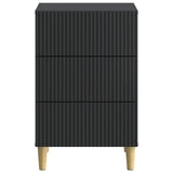 Bedside Cabinet Black 43 x 41 x 66.5 cm Engineered Wood 894556
