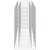 Gabion Raised Bed Galvanised Steel 180x50x100 cm 143558
