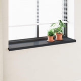 Window Sill Anthracite with Wood Grain 160 x 35 x 4.5 cm PVC 42022326