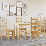 5 Piece Dining Set Panama Solid Wood Pine 3345197