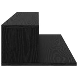 Studio Desk Black Oak 152 x 36 x 19.5 cm Engineered Wood 8006693