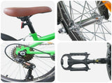 Mountain Bike 24 Inches 6-Speed for 8-12 Years Old Green 42009743