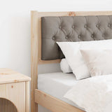 Headboard Other Brown and taupe 75 cm Solid pine wood 879042