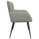 2 Seater Sofa with Metal Legs 2-Seater Light Grey Velvet 42051017