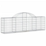 Arched Gabion Baskets 11 pcs 200x30x60/80 cm Galvanised Iron 3146077