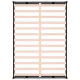 Bed Frame without Mattress Black 200x200 cm Solid Wood 820820