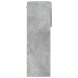 TV Cabinet with LED Lights Concrete Grey 40.5x30x90 cm 837049