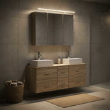 Bathroom Furniture Set 4 pcs Sonoma Oak 3406817