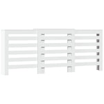 ZNTS Radiator Cover White 205x21.5x83.5 cm Engineered Wood 852717